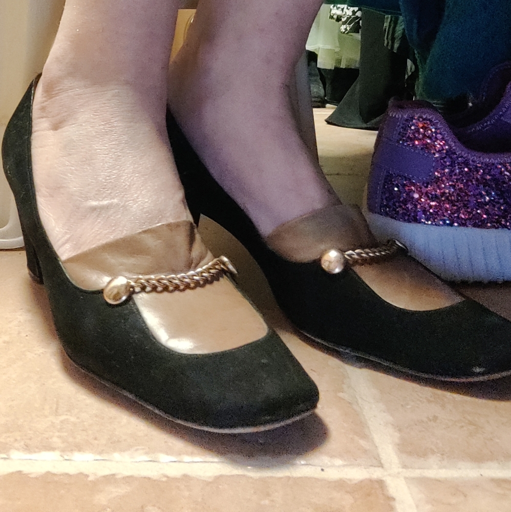 Retro classic pumps, Leather Sole - Picture 9 of 11